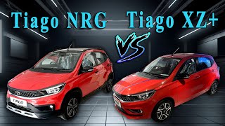 Comparison Tata Tiago XZ and Tata Tiago NRG Models 2024  Exterior  Interior  Price  Features [upl. by Anirret]