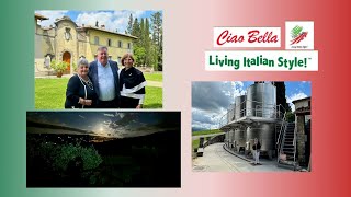 Ciao Bella  Living Italian Style  Villa Calcinaia [upl. by Aenahs]