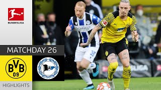 Borussia Dortmund  Arminia Bielefeld 10  Highlights  Matchday 26 – Bundesliga 202122 [upl. by Mel770]