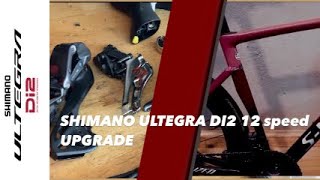 UPGRADE Shimano Ultegra DI2 R8170 12 speed wireless shifters SWorks Tarmac SL7 [upl. by Ayamahs9]