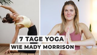 7 Tage YOGA wie Mady Morrison amp DAS passiert  Selbstexperiment [upl. by Parthena597]