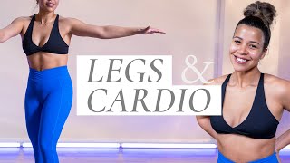 35 MIN Sweaty Leg Cardio Workout  No Equipment  FRESH START series [upl. by Petra679]