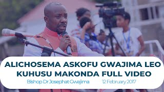 ALICHOSEMA ASKOFU GWAJIMA LEO KUHUSU MAKONDA FULL VIDEO  bonyeza SUBSCRIBE [upl. by Nymsaj]