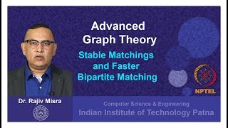 Lecture 10 Stable Matchings and Faster Bipartite Matching [upl. by Jackson]