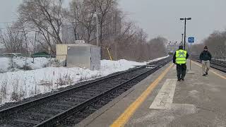 MUST WATCH Go train blast the emergency horn at Trespasser at long branch go station [upl. by Leimad]