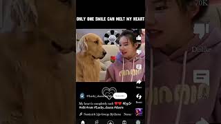 dog 🐶🐕 💕 love with cuit girls youtubecreators viralshorts influencergrowth [upl. by Deeyn]