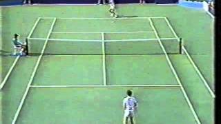 Slobodan Zivojinovic vs J McEnroe US Open 1987  0818 [upl. by Ennaxxor]