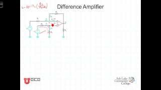 L4 2 6 Difference AmplifierChap 4 [upl. by Godart]