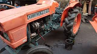 how I fixed engine blowby farm tractor kubota L1801 [upl. by Eynaffit]