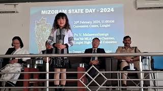 Esther Hnamte  Teuh lo mai  Mizoram State Day [upl. by Niltyak]