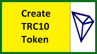 Creare TRC10 Token in TRON using Tronscan  EASY as 123  TronExpert [upl. by Guillermo506]