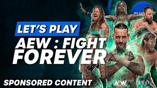 AEW Fight Forever PS5 Gameplay  Is This The Wrestling Game Weve Been Waiting For [upl. by Rosita]