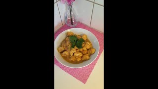 Kyckling med currysås på 5 minuter ett enkelt recep 💙🤍💚🥘🍲🥘🍲 super food chicken💜Matlagningsrecept [upl. by Tierell815]