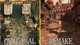 Final Fantasy IX Original vs Memoria Project Unreal Engine 5 Fan Made Remake Graphics Comparison [upl. by Cann]