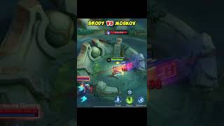 Mobile Legends Brody VS Moskov mobilelegends mlbb [upl. by Tattan589]