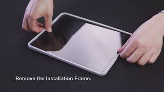 JETech iPad Air 4 Screen Protector Installation [upl. by Klepac938]