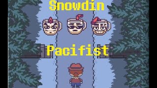 Undertale Yellow Snowdin Pacifist Gameplay No Commentary [upl. by Karly]