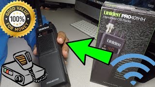 Best Range Handheld CB Radio Uniden Pro401HH ReviewTest [upl. by Patten]