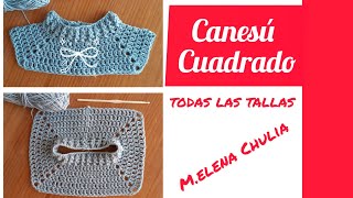 Canesú cuadro de crochet PRINCIPIANTES tejercrochet crochetutorial crochet crochetmoderno [upl. by Weihs]