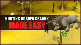 Quick Guide to Hunting Horned Graahk in OSRS  Hunter Guide  Hunters Rumours [upl. by Louisa]