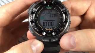 Часы Casio Pro Trek PRW25001E  Обзор часов  WatchForumRU [upl. by Eenad566]