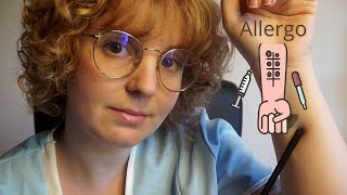 ASMR  RP Médical – On test vraiment tes allergies  mesure tracing lumière sur un bras humain [upl. by Pendergast]