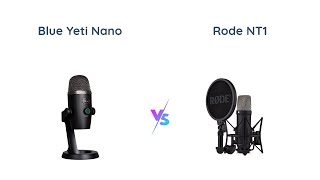 Logitech Yeti Nano vs Rode NT1 5th Which Mic Should You Choose [upl. by Irahcaz337]