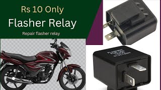 Repair flasher Relay for bike [upl. by Aneeuq5]