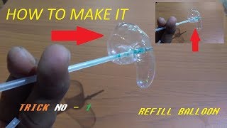 REFILL BALLOONHOW TO USE BLANK PEN REFILL FOR BALLOON [upl. by Vernon887]