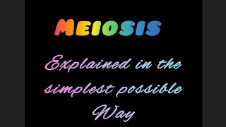 Meiosis with its substagesMI amp MII yt biology neet video viral trending interkinesis [upl. by Alaikim]