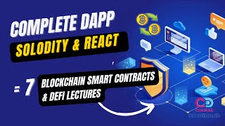 Blockchain Smart Contracts amp DeFi Lectures  Complete DApp Course  Solidity amp React [upl. by Jeconiah]