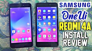 Samsung One UI for Redmi 4a  Samsung Rom for Redmi 4a  Install amp Review [upl. by Ettenawtna883]