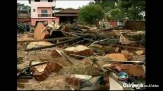 Brazil Seven killed in severe flooding in southeast of the country [upl. by Acimak764]