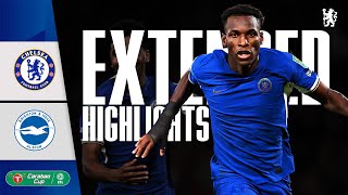 Chelsea 10 Brighton  EXTENDED Highlights  Carabao Cup 3rd Round 202324  Chelsea FC [upl. by Foy]