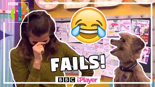 Funny BLOOPERS with Hacker T Dog 😂🐶 ‌ CBBC [upl. by Nerval]