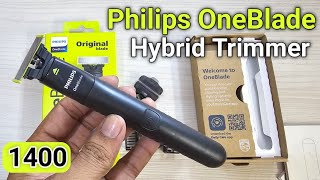 Philips OneBlade Men Trimmer Unboxing [upl. by Eirruc]