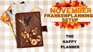 The Happy Planner November Frankenplanner setup Fall Refresh [upl. by Rector653]