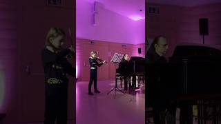 „Song for Violin and Piano“ by Nikolaus Wiplinger played live with son Daniel 8 piano violin [upl. by Aniuqahs13]