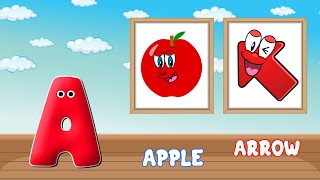 ABC phonics song Alphabet Song  a for Apple  letters song for baby  phonics song for toddlers [upl. by Eissalc212]