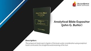 Analytical Bible Expositor Product Overview [upl. by Alberta]