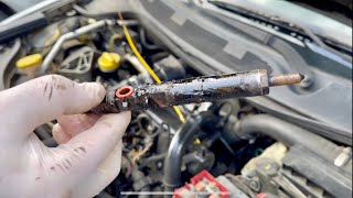 TUTO 26 Changement joint d’injecteur Renault Megane 2 15 dci [upl. by Storz]