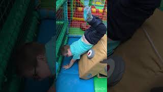 More silliness at soft play  funny kids kidsvideo kidsjustwannahavefun softplay somuchfun [upl. by Beker283]