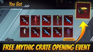 😍FREE MYTHIC CRATE OPENING EVENT IS HERE  GLACIER UZI amp GLACIER SCARL CRATE CONFIRM ParasOfficial [upl. by Ariaj]