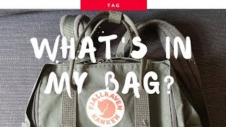 WHATS IN MY BAG Fjällräven Kånken Laptop 15quot [upl. by Esyahc516]