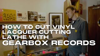 How to Cut Vinyl Lacquer Cutting Lathe with Gearbox Records on MusicGurus [upl. by Saundra]