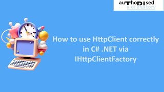 How to use HttpClient correctly in C NET via IHttpClientFactory [upl. by Anilegnave]