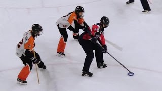 «Royal de Bourassa» Ligue Nationale de Ringuette aussi intense que le Hockey [upl. by Ahsemed]