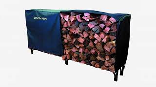 Must See Review 2017 The Woodhaven 8 Foot Firewood Log Rack with Cover [upl. by Atis246]