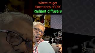 Where to get dimensions of DIY Radiant diffusers shorts [upl. by Enaxor153]