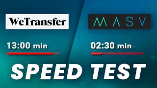 MASV vs WeTransfer Pro MASV 2X Faster in Uploads 10X in Downloads [upl. by Damalis]